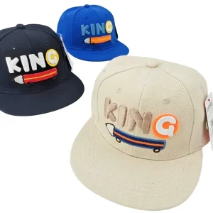 Kup online Czapka z Daszkiem King dla Dzieci Beżowa