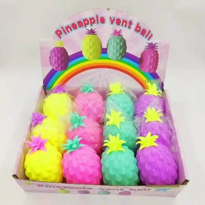 Piłka Antystresowa Ananas Pineapple Vent Ball Mix Kolorów Nowość