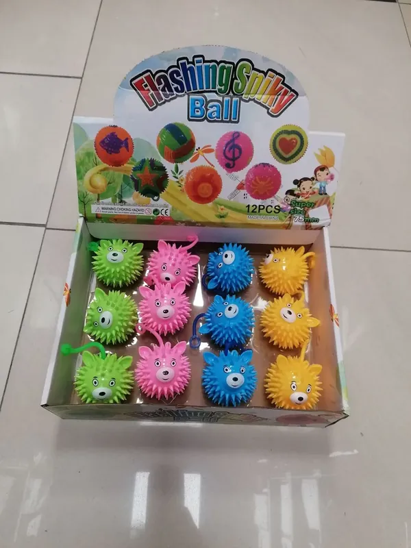 Flashing Spiky Ball LED 7.5cm Mix Kolorów Najlepsza cena
