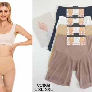Majtki Modelujące Wysoki Stan Beżowe L-XL-XXL Heat Underwear Taniej