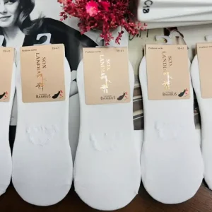 Wyjątkowa oferta Skarpety Bambusowe Niskie Białe Perfume Socks 39-41
