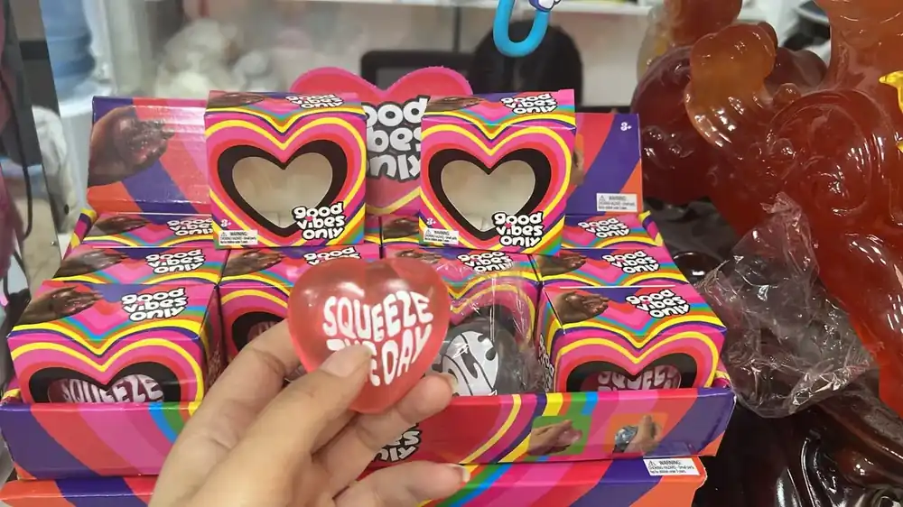 Tylko dziś Squeeze Heart Good Vibes Only Czerwone 8+