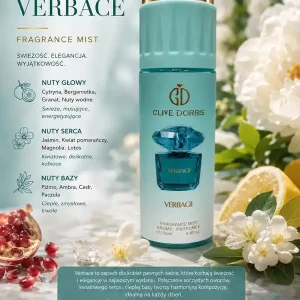 Oferta limitowana Clive Dorris Verbace Mgiełka do Ciała 250ml