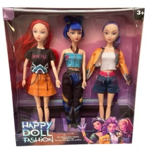 Zestaw 3 Lalek Happy Doll Fashion 3+ Zamów teraz