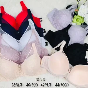 Premium Biustonosz Koronkowy Push-up Beżowy 75D-100D