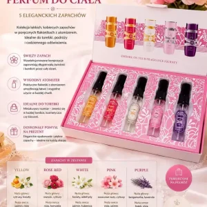 Mini Zestaw Perfum do Ciała 5 Zapachów Yara 15ml Hit cenowy