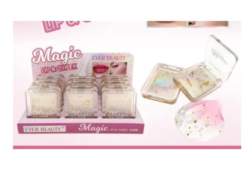 Zniżka Ever Beauty Magic róż do policzków i pomadka zmieniająca kolor