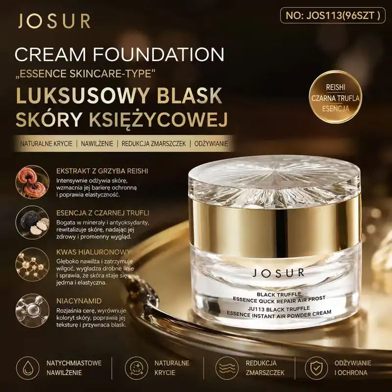 Oferta czasowa JOSUR krem podkład z ekstraktem z czarnej trufli i Reishi WK50626-17