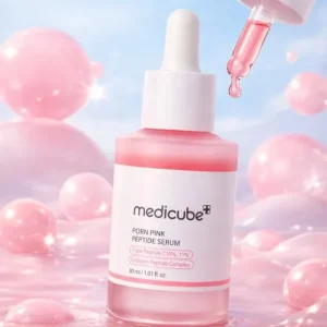 Dostępne od ręki Medicube Porn Pink Peptide Serum 30 ml rozświetlające serum z peptydami