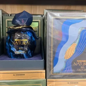 Premium Al Haramain Natural Iris granatowy flakon 100 ml perfumy arabskie