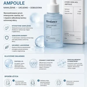 Biodance Hydro Cera-Nol Ampoule serum nawilżające 30ml Wysoka jakość