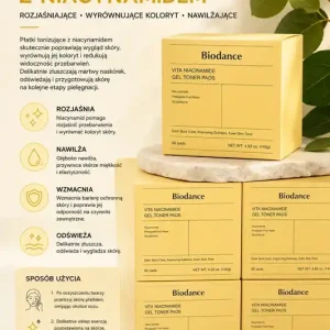 Wybór klientów Biodance Płatki Tonizujące z Niacynamidem 60 szt. żelowe