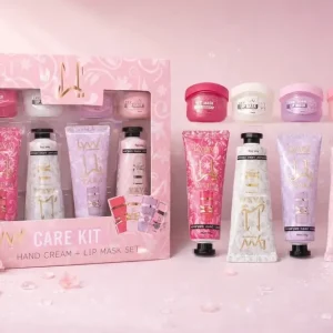 LYW Care Kit zestaw kremów do rąk i masek do ust różowy Nie przegap